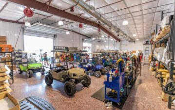 golf cart repair shop in Lake Livingston Texas